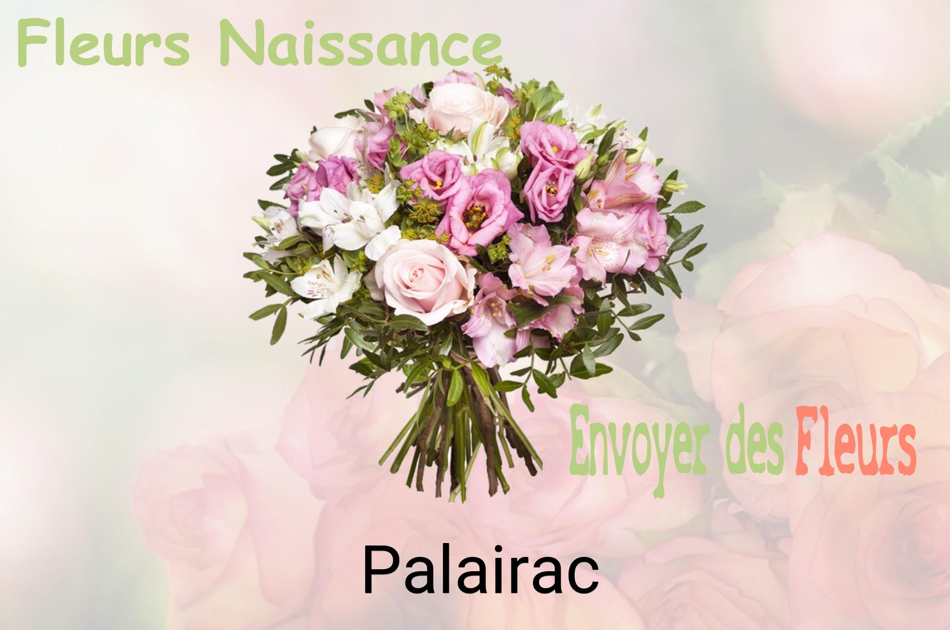 Bouquet de fleurs de naissance livré à Palairac